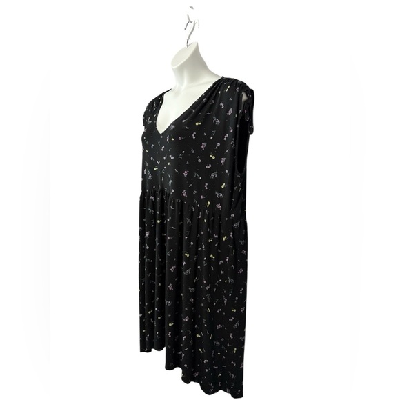 Penningtons, Sleeveless Printed Knit Dress, Plus Size 2X, Black - Picture 5 of 9